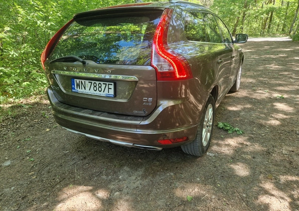 Volvo XC 60 cena 88800 przebieg: 124000, rok produkcji 2014 z Warszawa małe 379